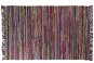 Krátkovlasý tmavý barevný bavlněný koberec 140x200 cm DANCA, 55212 - Koberec