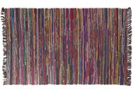 Krátkovlasý tmavý farebný bavlnený koberec 140 × 200 cm DANCA, 55212 - Koberec