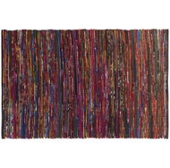 Různobarevný bavlněný koberec v tmavém odstínu 160x230 cm BARTIN, 57539 - Koberec