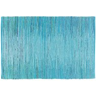 Modrý tkaný bavlnený koberec 160 × 230 cm MERSIN, 57563 - Koberec