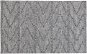 Koberec krátkosrstý 140 x 200 cm černobílý TERMÁL, 165211 - Koberec