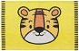 Dětský koberec s motivem tygra 60 x 90 cm žlutý RANCHI, 246221 - Koberec