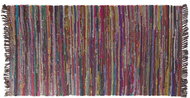Krátkovlasý tmavý barevný bavlněný koberec 80x150 cm DANCA, 55211 - Koberec