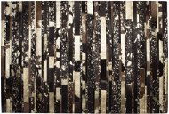 Hnědozlatý patchwork koberec z hovězí kůže 160x230 cm ARTVIN, 57755 - Koberec