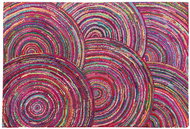 Pestrobarevný koberec s kruhy 160x230 cm KOZAN, 57916 - Koberec