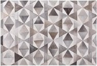 Sivý kožený koberec 160 × 230 cm ALAKA, 74095 - Koberec