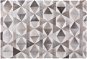 Sivý kožený koberec 160 × 230 cm ALAKA, 74095 - Koberec