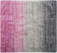 Koberec šedě-růžový 200 x 200 cm krátkovlasý ERCIS, 108541 - Koberec