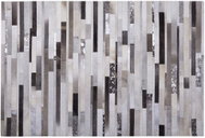 Béžovo-hnědý kožený koberec 140 x 200 cm TIPILI, 134574 - Koberec