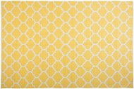 Kanárkově žlutý oboustranný koberec s geometrickým vzorem 160x230 cm AKSU, 141840 - Koberec