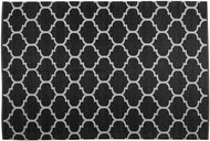 Oboustranný černo-bílý venkovní koberec 140x200 cm ALADANA, 142377 - Koberec