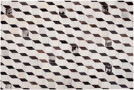 Kožený koberec hnědý 160 x 230 cm ALPKOY, 160460 - Koberec