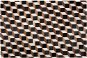 Kožený koberec bílý 140 x 200 cm ALPKOY, 160461 - Koberec