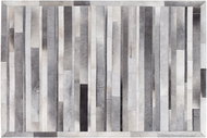Koberec světle šedý 140x200 cm AZAY, 160722 - Koberec