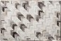 Kožený koberec 140 × 200 cm sivo-béžový ARSUZ, 170097 - Koberec