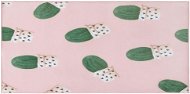 Růžový koberec se vzorem kaktus 80 x 150 cm. ELDIVAN, 176428 - Koberec