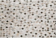 Kožený koberec 140 x 200 cm vícebarevný HIRKA, 182095 - Koberec