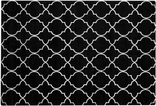 Koberec z viskózy 160x230 cm černý YELKI, 198934 - Koberec - Main image