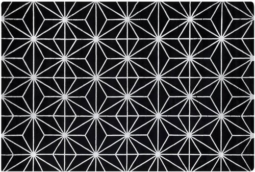 Koberec z viskózy 140x200 cm černý SIBEL, 198979 - Koberec - Main image