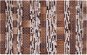 Hnedý kožený koberec  140 × 200 cm HEREKLI, 202893 - Koberec