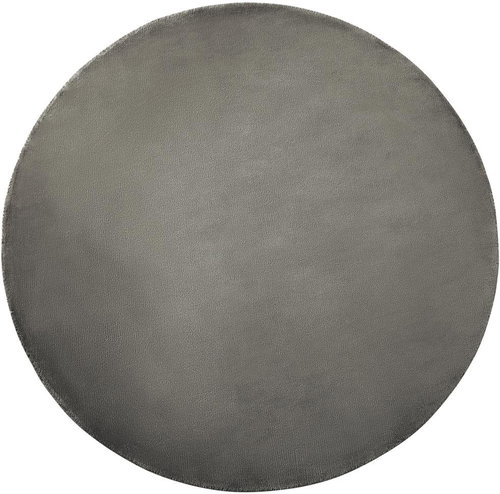 Kulatý viskózový koberec, ? 140 cm, tmavě šedý GESI II, 252310 - Koberec - Main image