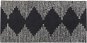 Bavlnený koberec 80 × 150 cm čierny/biely BATHINDA, 303209 - Koberec
