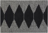 Bavlněný koberec 140 x 200 cm černý/bílý BATHINDA, 303243 - Koberec