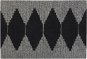 Bavlnený koberec 140 × 200 cm čierny/biely BATHINDA, 303243 - Koberec