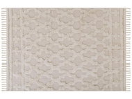 Bavlněný koberec 160 x 230 cm béžový SULUOVA, 305300 - Koberec