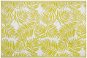 Oboustranný venkovní koberec s motivem palmových listů v žluté barvě 120 x 180 cm KOTA, 120696 - Koberec