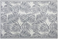 Oboustranný venkovní koberec s motivem palmových listů ve světle šedé barvě 120 x 180 cm KOTA, 12070 - Koberec