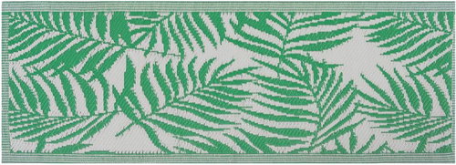 Venkovní koberec KOTA palmové listy zelené 60 x 105 cm, 196258 - Koberec - Main image
