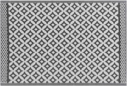 Venkovní koberec 120 x 180 cm černý THANE, 197940 - Koberec - Main image
