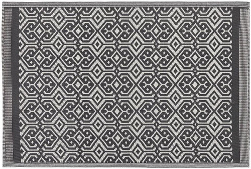 Venkovní koberec černý 120x180 cm BARMER, 249947 - Carpet - Main image