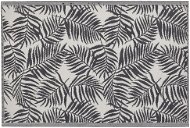 Venkovní koberec 120 x 180 cm černé palmové listy KOTA, 250295 - Koberec
