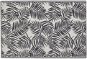 Venkovní koberec 120 x 180 cm černé palmové listy KOTA, 250295 - Koberec