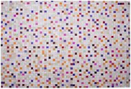 Kožený barevný koberec 140 x 200 cm ADVAN, 123553 - Koberec