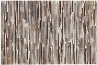 Kožený patchworkový koberec 160 x 230 cm, vícebarevný TUZLUCA, 222377 - Koberec