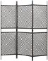 3-dielny paraván polyratan hnedý 180 × 200 cm - Paraván