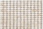 Kožený koberec béžovo-hnědý 140 x 200 cm SESLICE , 225654 - Koberec