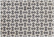 Kožený koberec 140 x 200 cm šedo-béžový YEDISU, 237972 - Koberec