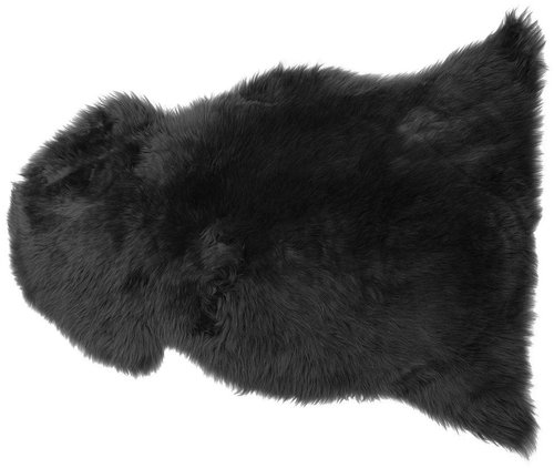 Černá ovčí kůže ULURU, 119184 - Koberec - Main image
