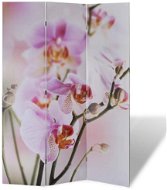 Folding Screen 120 x 170cm Flower - Room Divider