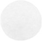 Koberec biely kruhový 140 cm DEMRE, 122339 - Koberec