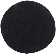 Koberec černý kruhový ? 140 cm DEMRE, 122355 - Koberec