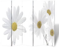 Folding Screen 200 x 170cm Flower - Room Divider