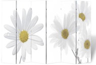 Folding Screen 240 x 170cm Flower - Room Divider