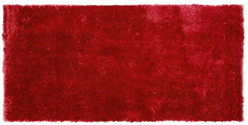 Koberec shaggy 80 x 150 cm červený EVREN, 186374 - Koberec - Main image
