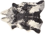 Černý koberec z ekokože 60 x 90 cm NAMBUNG, 250285 - Koberec