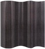 Paraván bambusový sivý 250 × 165 cm - Paraván